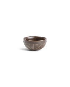 Bol 8,5xH4cm lignes copper Brass