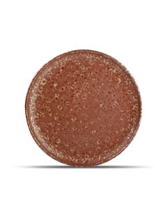 Assiette plate 26cm rusty Oxido
