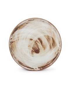 Teller flach 21cm brown Brush