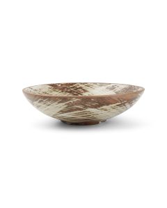 Schüssel 18xH5cm brown Brush