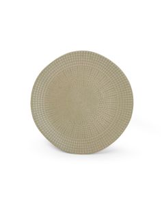 Teller flach 21xH1,5cm olive Mosaic