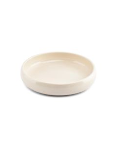 Diep bord 23xH5cm vanilla Curvo
