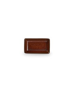 Plat à servir 12x7xH2,5cm red Tapa