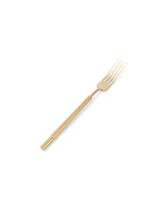 Tafelgabel matte gold Helix - set/6