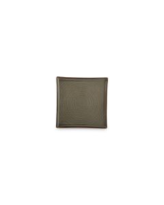 Assiette plate 20,5x20,5cm grey Line