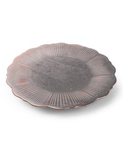 Plat bord 29cm bronze Floret