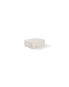 Servierbox 15x10xH5cm weiß Marmor Pura