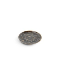 Mokkauntertasse 11,5cm gold flaked Nobile