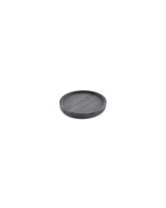Serveerschaal 12xH1cm marmer zwart Pura