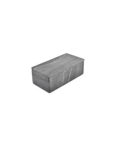 Servierbox 20x10xH7cm Marmor schwarz Pura