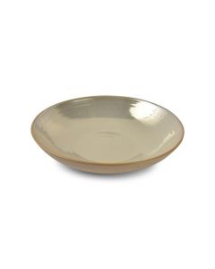 Diep bord 25xH5,5cm pearl Ostra