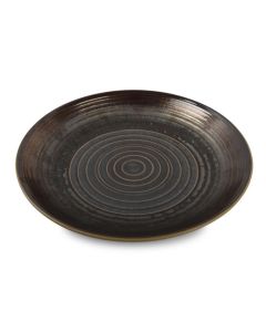 Servierschale 30xH5cm golden Ostra