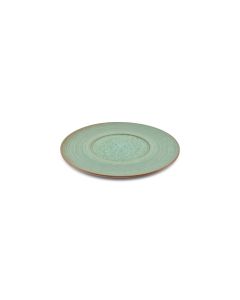 Plat bord 27cm groen Terra