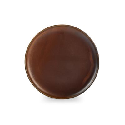 Plat bord 24cm brown Escura