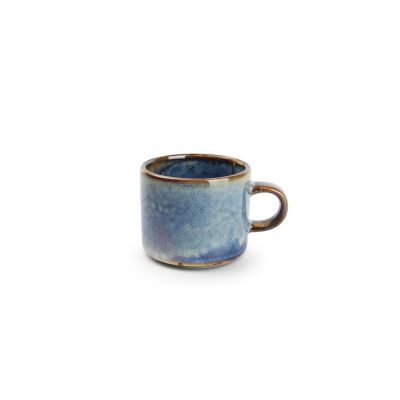 Tasse &agrave; moka 9cl droit blue Nova