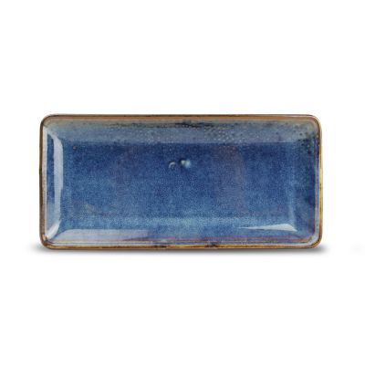 Plat &agrave; servir 11,5x25,5cm blue Nova