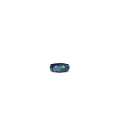 Bol 12xH5cm globe blue Nova