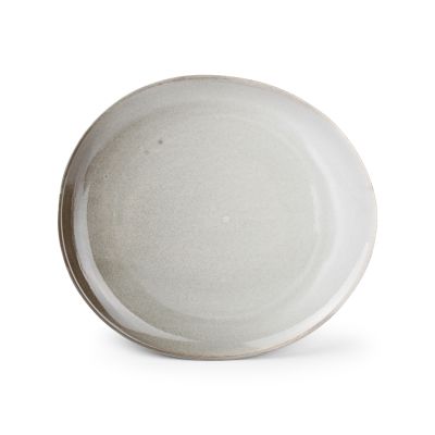 Assiette plate 25x23cm grey Ceres