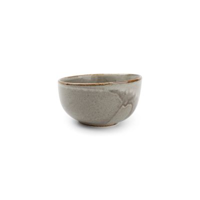 Bowl 12xH6/7cm grey Ceres