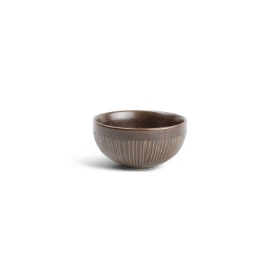 Bol 8,5xH4cm lignes copper Brass