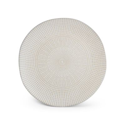 Assiette plate 27xH2cm almond Mosaic