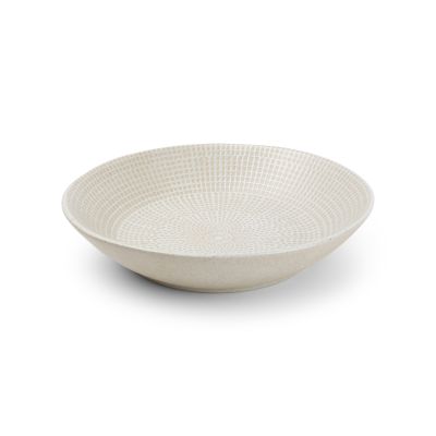 Assiette creuse 21,5x4,5cm almond Mosaic
