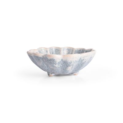 Schüssel 12xH4cm blue faded Dune