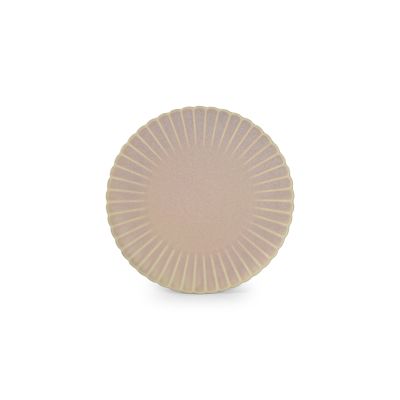Teller flach 25,5cm pink faded Dune
