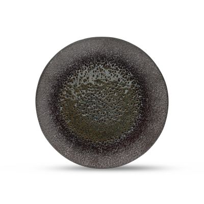 Assiette plate 28,5cm textured moss Cone