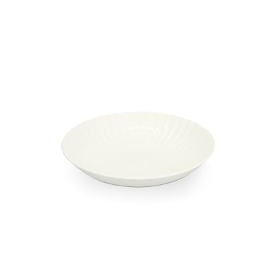 Bol 26xH5cm white Bloom