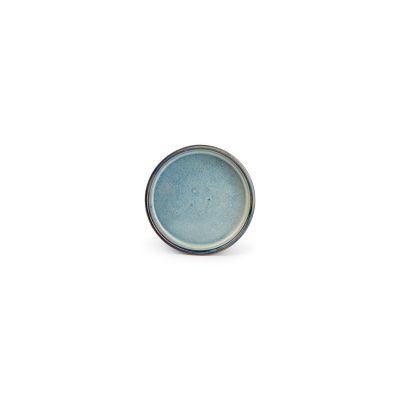 Plate 13,5xH3cm blue Nova