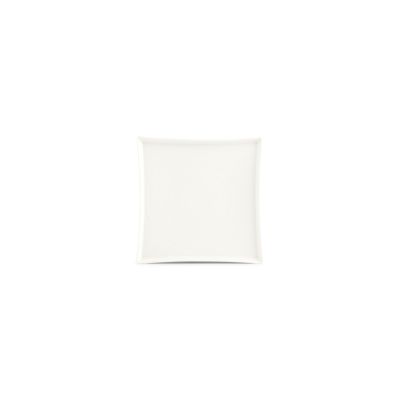 Plate 20,5x20,5cm white Line