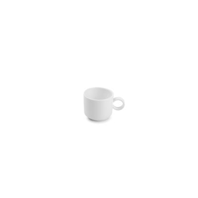 Mocha cup 9cl white Verso