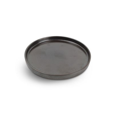 Plate 20xH2cm black Verso